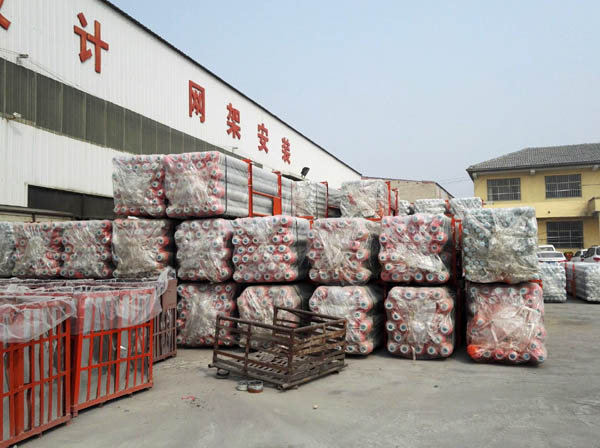 吴江网架成品待发